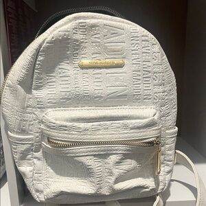 Steve Madden White Backpack